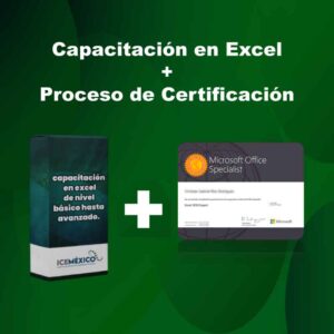 capacitación en excel + proceso de certificación